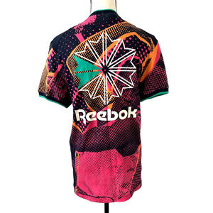 Reebok Classic Lemar & Dauley Mesh Jersey Womens Size Small Pink Athletic Shirt